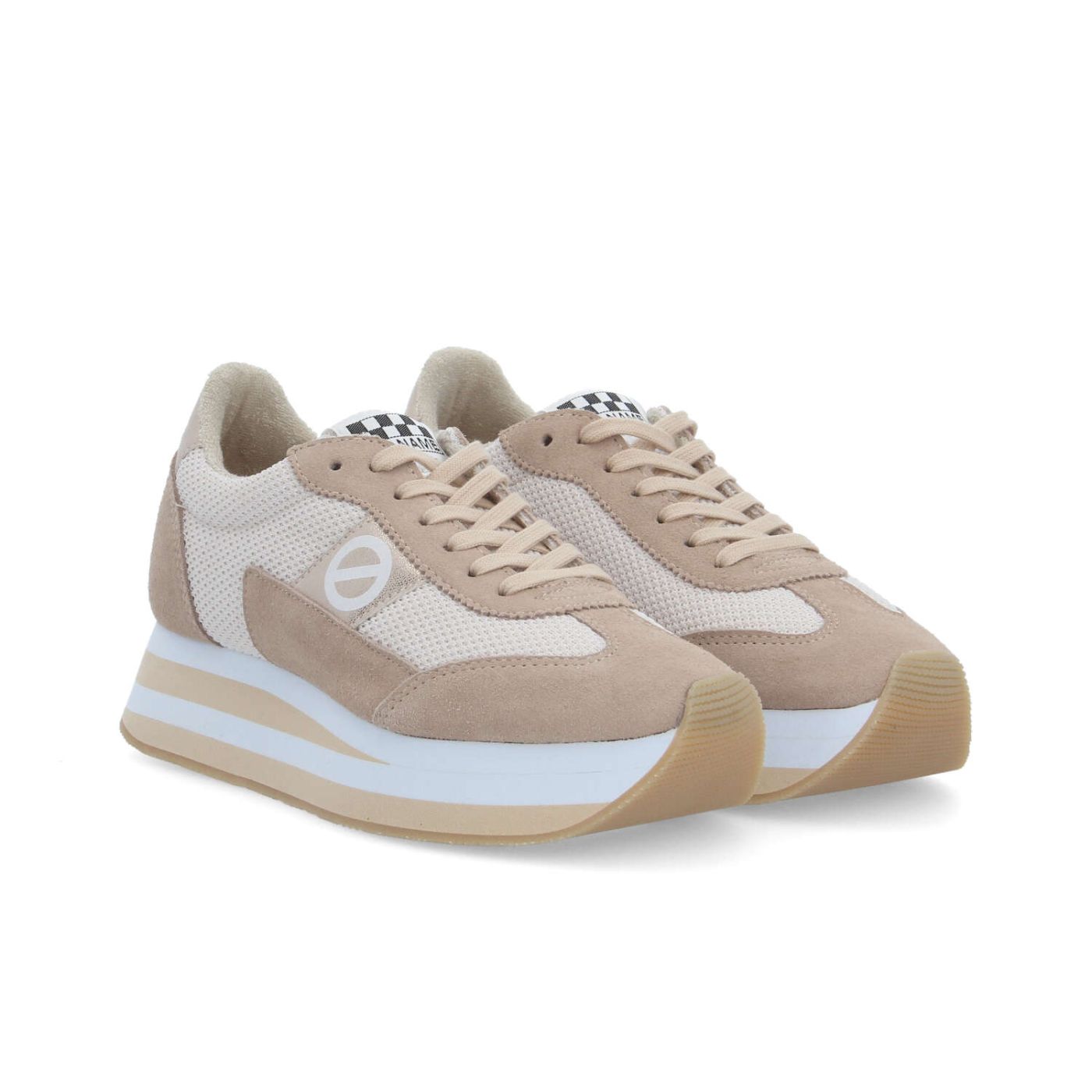 FLEX M JOGGER W - SDE/S.KNIT/GLOW - ROSE CLAIR/BLANC CASSE/OR